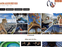 Tablet Screenshot of monaujourdhui.org